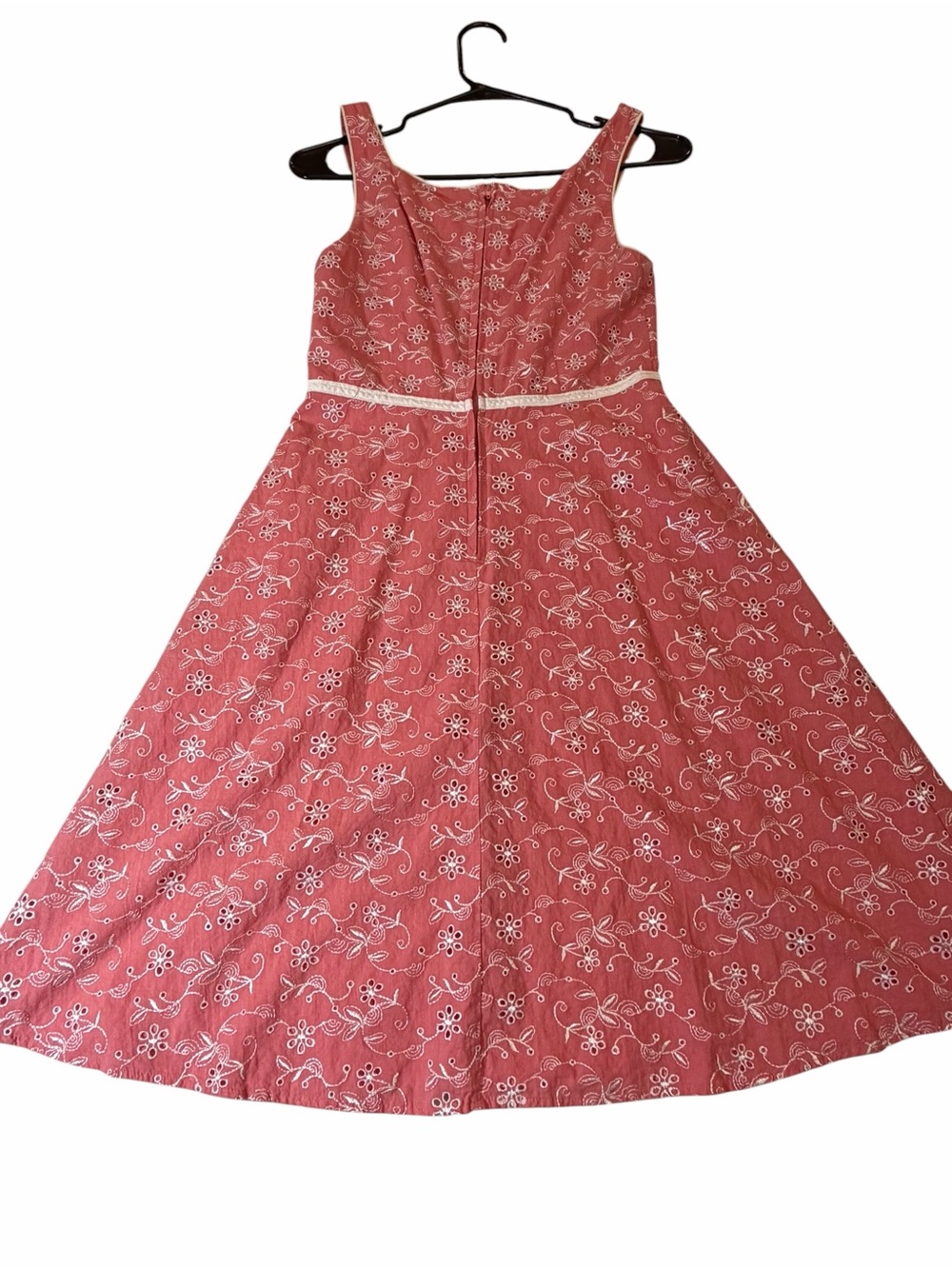 City Triangles Coral Embroidered A-Line Sundress - Picture 2 of 5